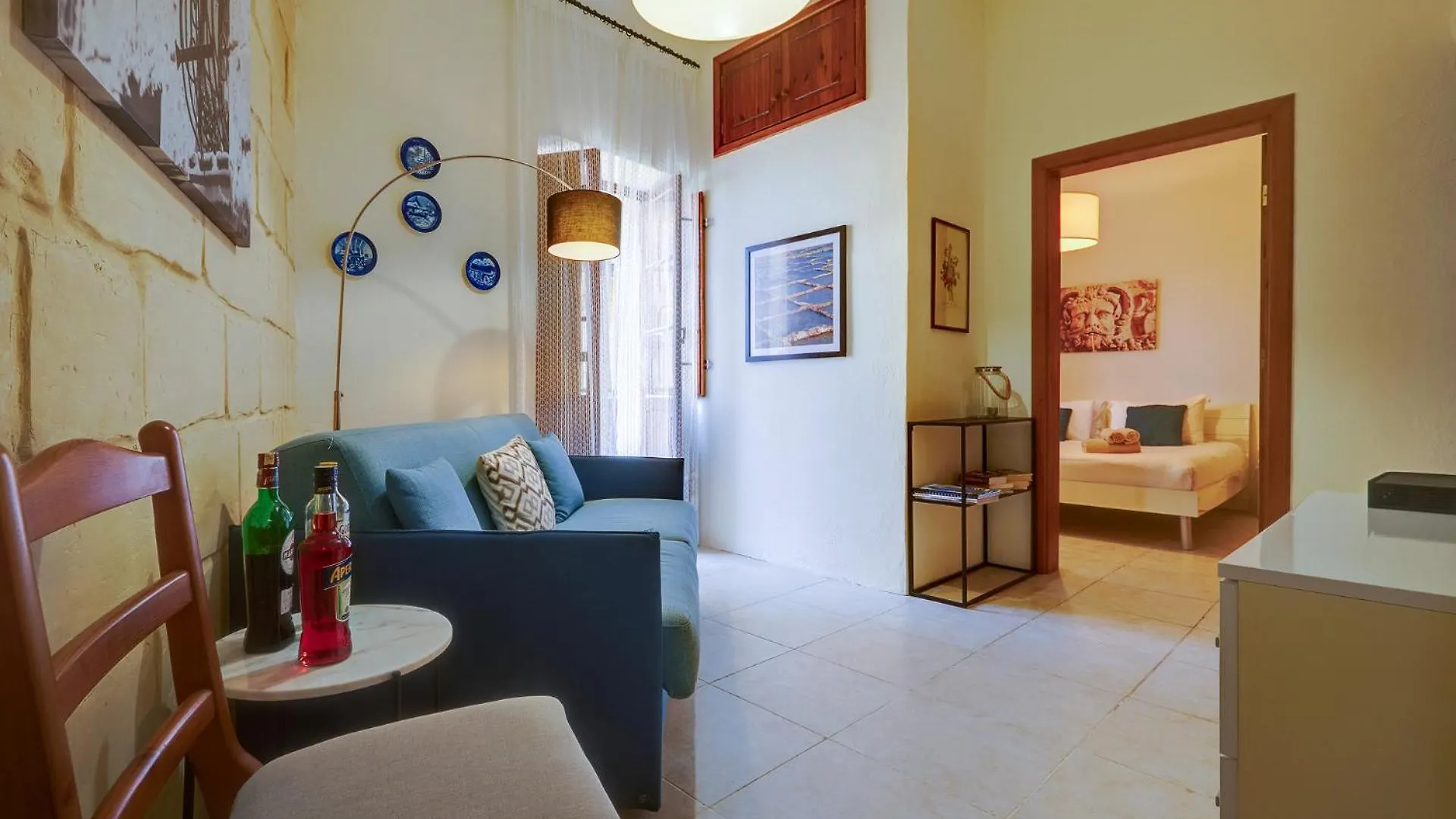 Traditional Maltese Townhouse, Roof Terrace And Views Senglea Apartment